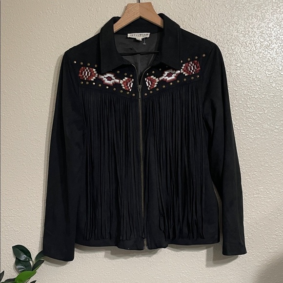 Idyllwind Jackets & Blazers - Idyllwind Spell fringe faux leather jacket